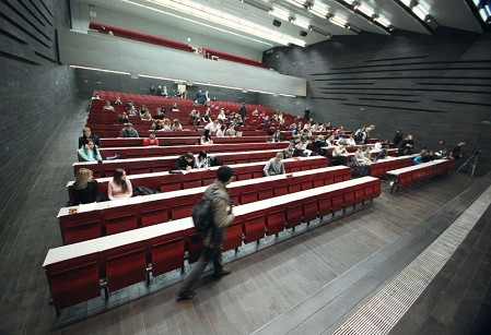 Hörsaal an der Universität Salzburg